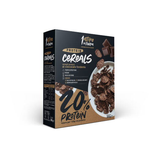 Cereali Proteici Vegan al Cioccolato Fondente - 20% di Proteine