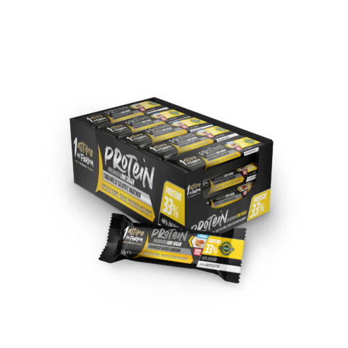 25 Protein Bars with 33% Protein; Salted Caramel and Peanut Flavor