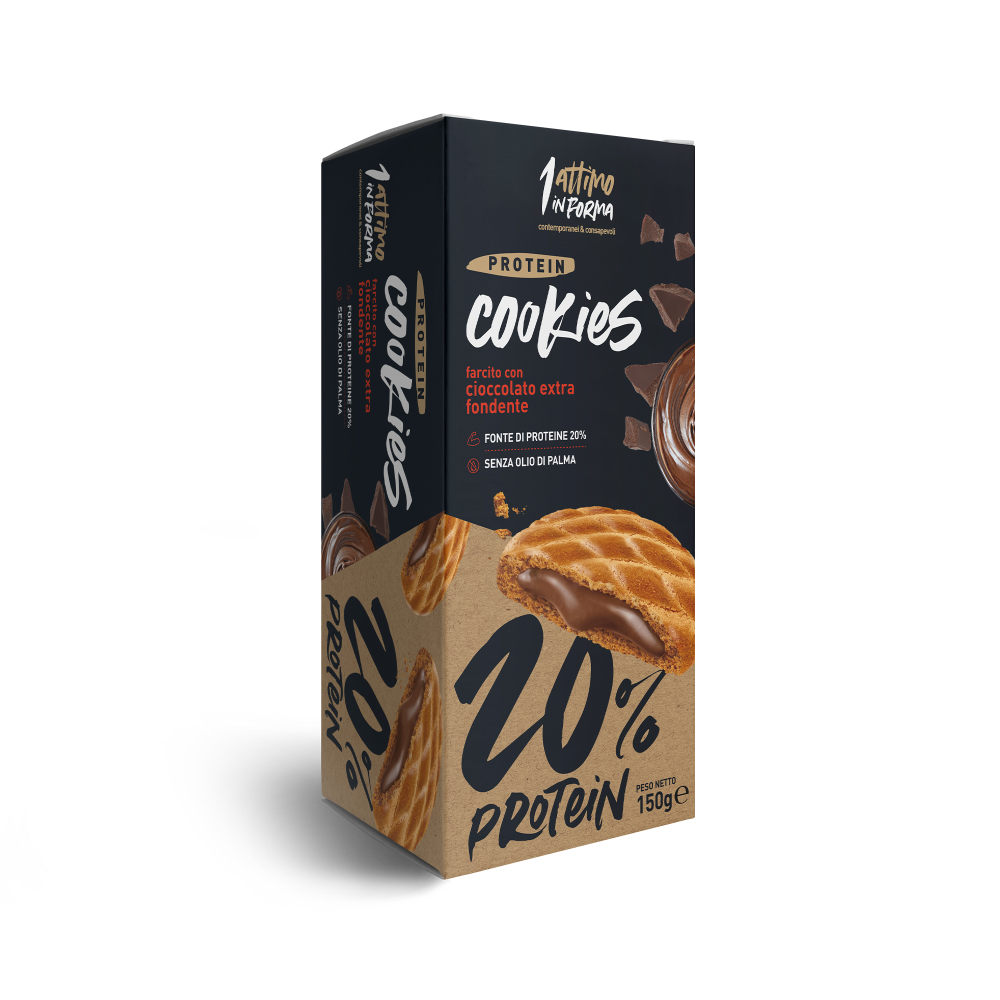 Protein Cookies 20%; Dark Chocolate Flavor