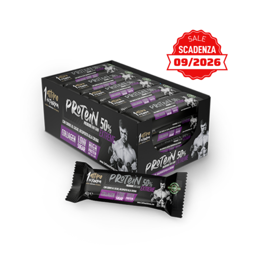 24 Barrette Proteiche al 50%; Gusto Cookie e Cacao
