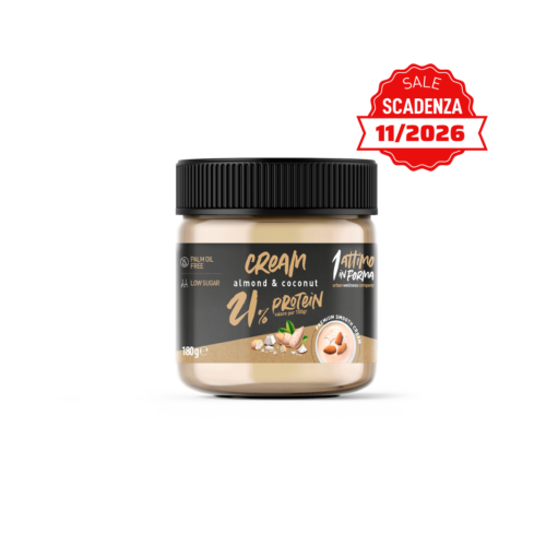 Crema Spalmabile 21%; Cocco e Mandorle