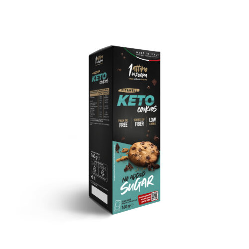 Keto Cookies Classici con Gocce di Cioccolato Fondente