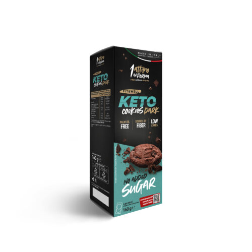 Keto Cocoa Cookies with 14% Protein; With Dark Chocolate Chips