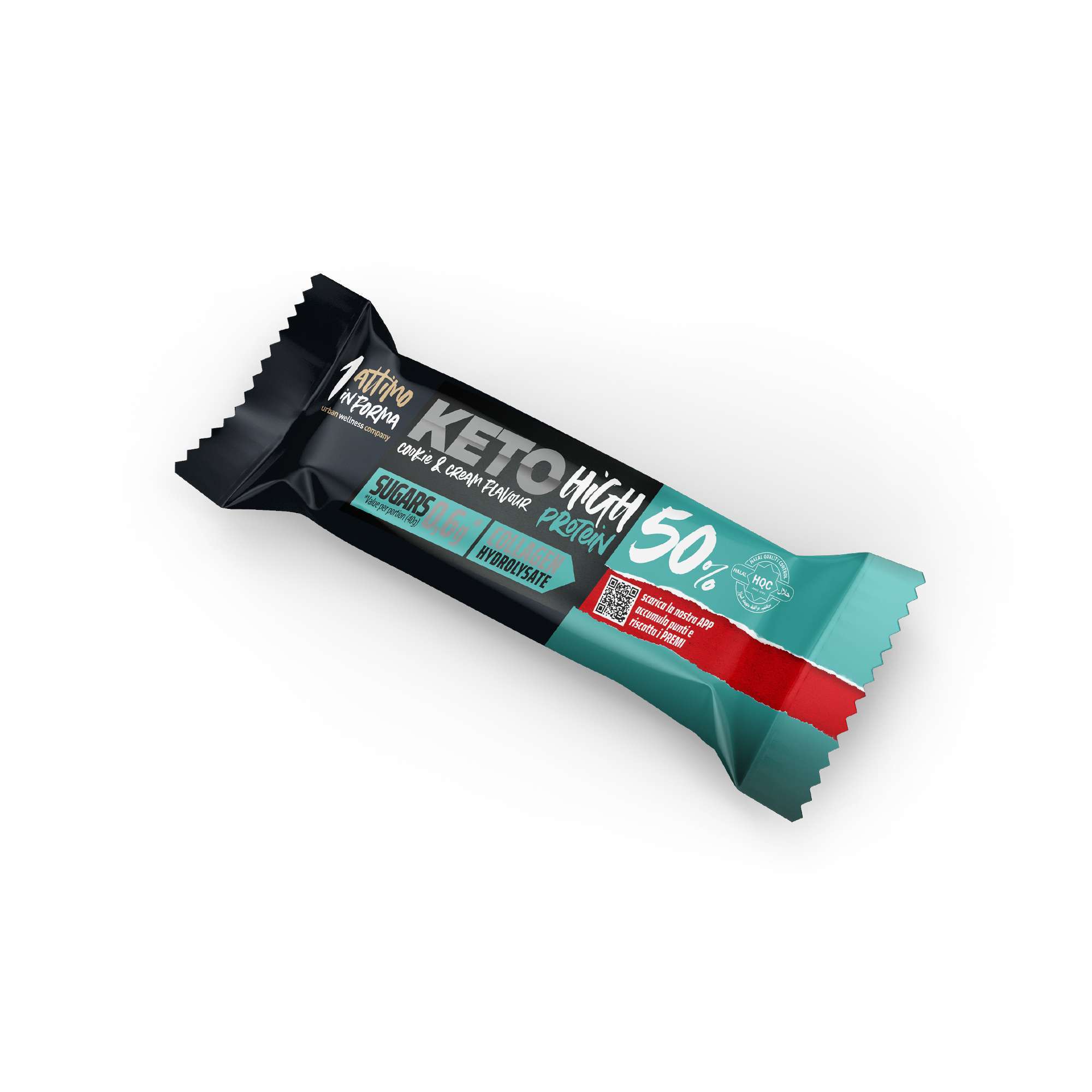 24 Keto Protein Bars 50%; Cookie and Cocoa Flavor - Image 2