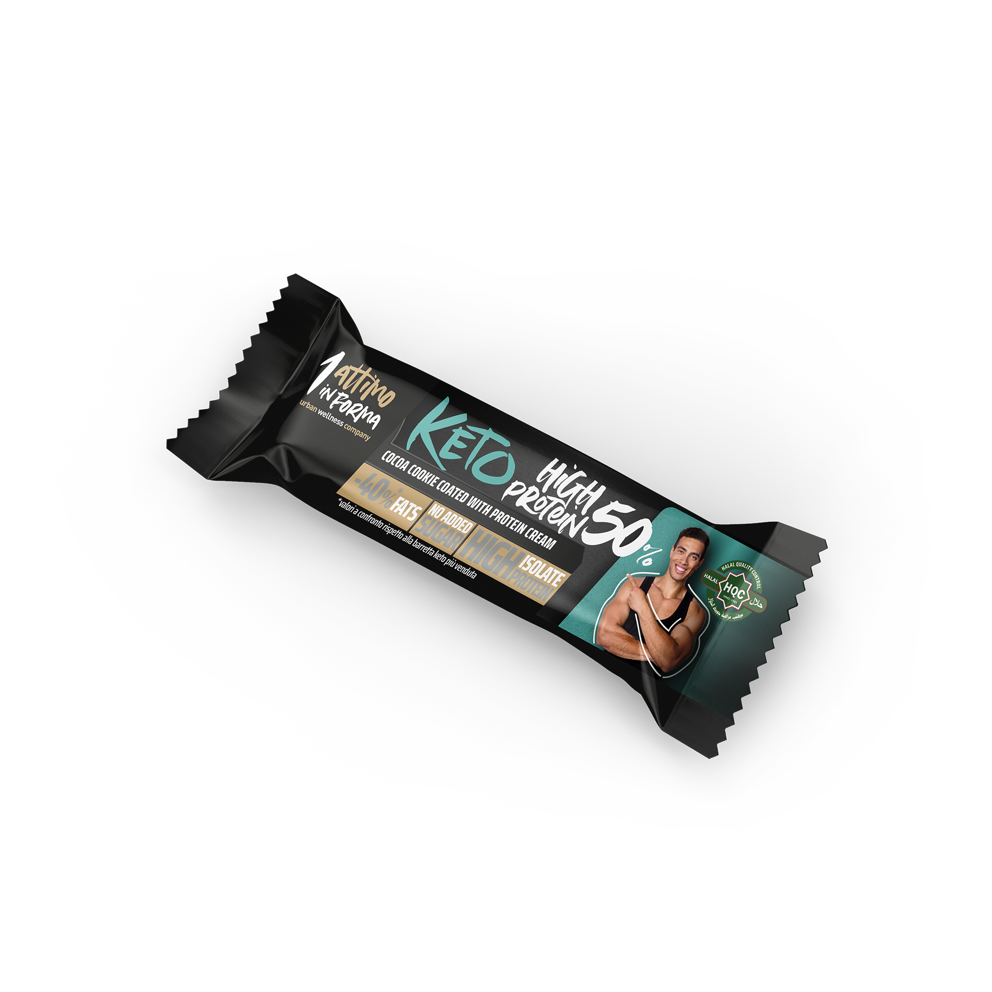 24 Keto Protein Bars 50%; Cookie and Cocoa Flavor - Image 2