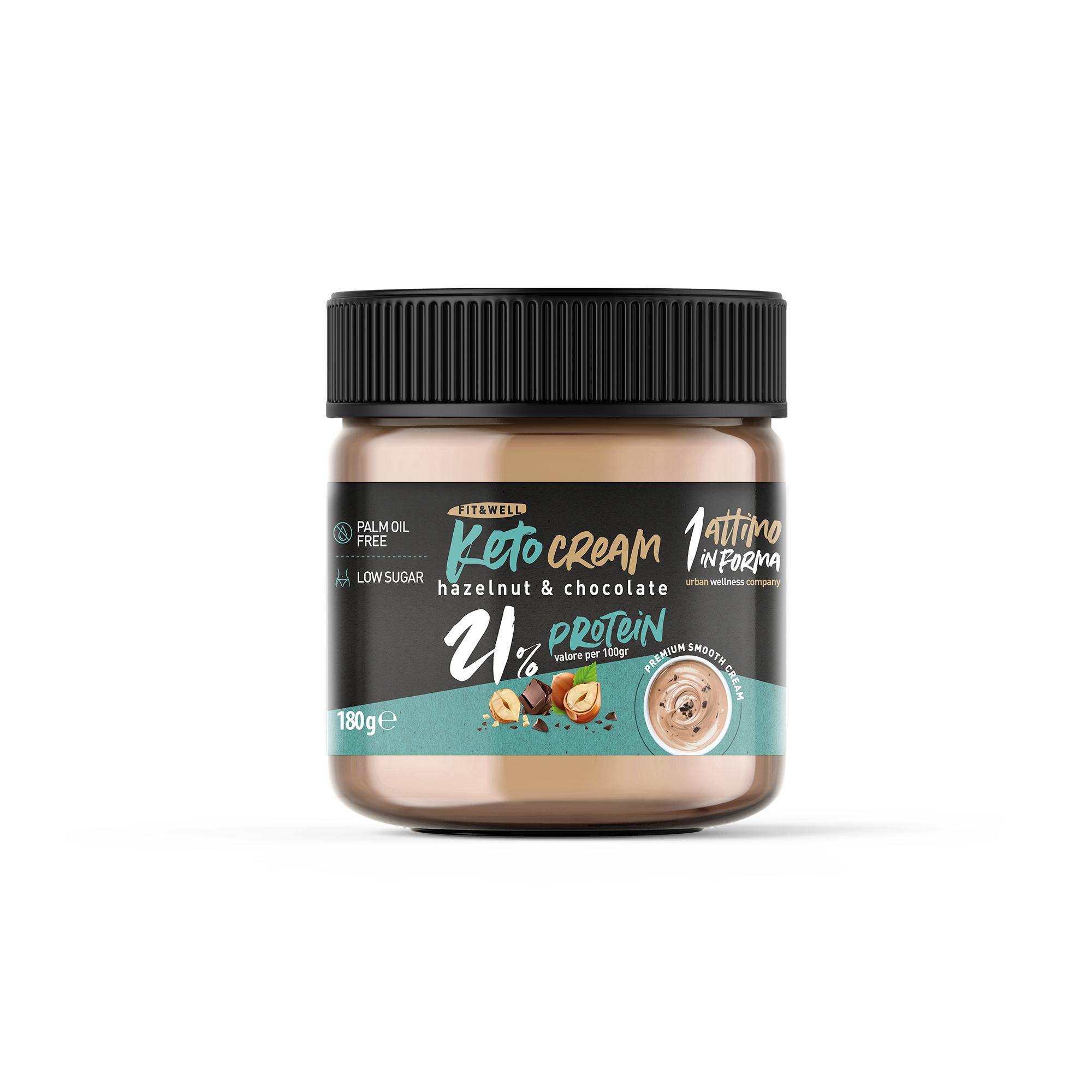 Keto Crema Spalmabile; Cioccolato e Nocciole