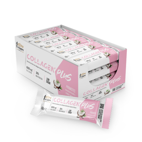12 Barrette Proteiche Collagen Plus al Cocco