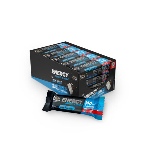 24 Energy Bars with L-Carnitine; Coconut and Chocolate Flavor (45g)