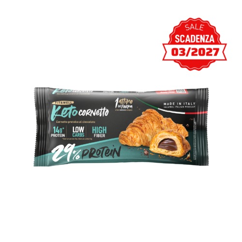 Cornetto Proteico Keto al Cioccolato